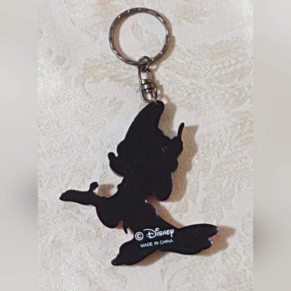 3" Vintage Sorcerer Mickey 2003 keychain Walt Disney World - Picture 2 of 2